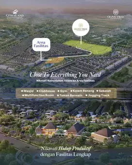 Rumah dua setengah Lantai di CitraLand Tallasa City