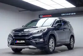 [Dp MINIM] CRV 2.0 SUV AT 2016 Hitam No Pol Ganjil