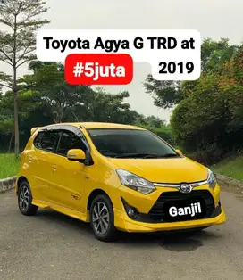 Toyota Agya  1.2 G TRD at 2019 kuning #5juta