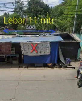 Dijual tanah ex workshop di jalan raya Kapuk Kamal Jakarta Barat