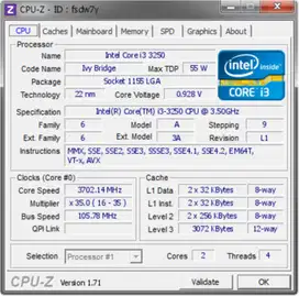 Processor Intel Core i3 3250 LGA 1155