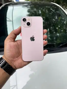 Iphone 13 internal 128GB ibox warna pink fullset like new