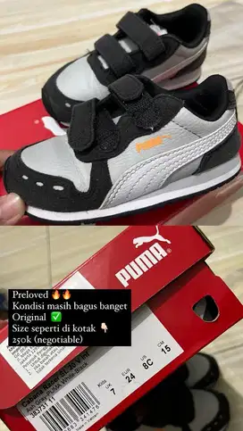 Sepatu anak merk puma