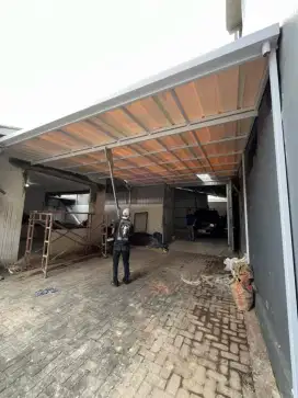 Kanopi atap minimalis modern terbaru