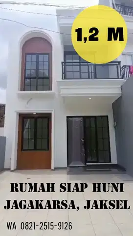 Dijual Rumah Baru 2-lantai SIAP HUNI di Jagakarsa, Jakarta Selatan
