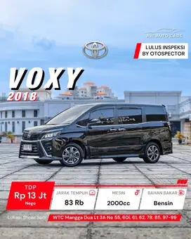 Toyota Voxy 2018 Siap Pakai Perfect Condition Mulus mdl 2019