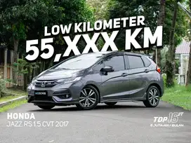 TDP 16JUTAAN FREE GARANSI MESIN JAZZ RS AT 2017 ABU ABU MATIC MOBCARS