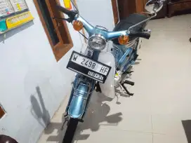 Honda C70 lengkap hidup plat baru