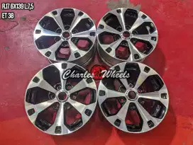 Jual velg pajero r17 6x139,7 black polis