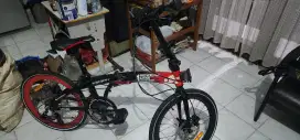 Sepeda lipat elemen ecosmo edisi sumpah pemuda