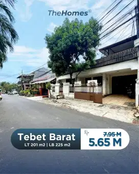 Dijual rumah lama hitung tanah lokasi tebet barat