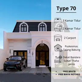 Rumah Mewah free Biaya Balik Nama Talang Bakung
