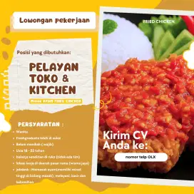 Pelayan Toko dan Juru Masak