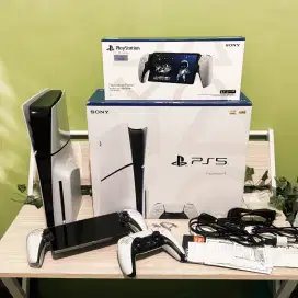 Ps5 slim disc dan ps portal paket remote portable sony playstation 5