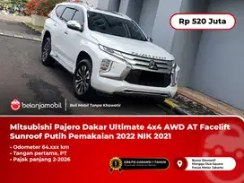 [ PAJAK PANJANG ] Mitsubishi Pajero Dakar Ultimate 4x4 Putih 2021/2022