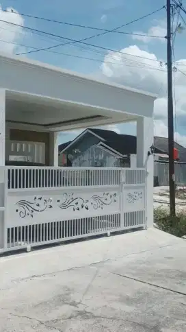 Jasa Pembuatan kanopi Pintu Gerbang Plat Kating Pagar Tralis Henderson