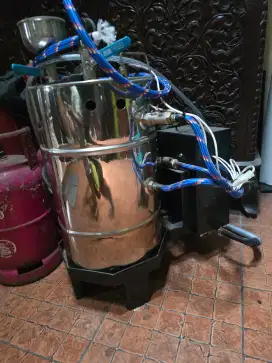 Setrika Uap Laundry Full Otomatis Air & Api Merek Mistermoto 1 Kepala