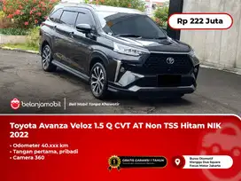 [ CAMERA360 ] Toyota Avanza Veloz 1.5 Q CVT AT Non TSS Hitam 2022/2023