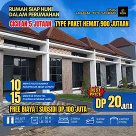 Rumah Cluster Siap Huni Lokasi Strategis dkt Pasar Cipadu Jaya