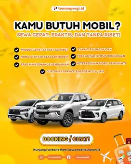 MOBIL SEWA TERBAIK | KONDISI TERAWAT, SIAP PAKAI KAPAN SAJA!!