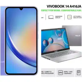 Dijual Hp samsung A34 dan laptop asus 14