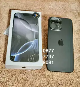 iPhone 16 Pro Max 256 GB Resmi BliBli/GDN - Pemakaian 1 Hari - Black