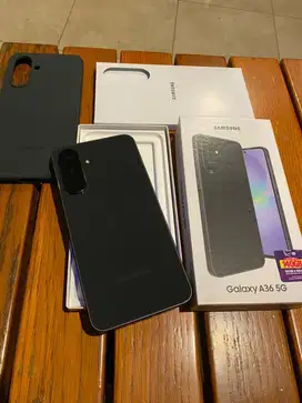 Samsung A36 5G 8/256gb sein 1 bulan pakai free case original samsung