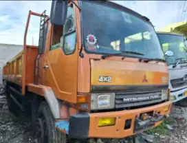 Mitsubishi Fuso 220PS Bak Besi 3way 6.8m Bio Solar Turbo Orange
