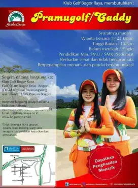 DIBUTUHKAN CADDY WANITA
