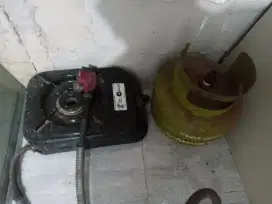 Kompor Rinai 1 tungku dan selang gas merek win gas