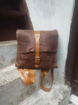 Tas Ransel Kulit Asli