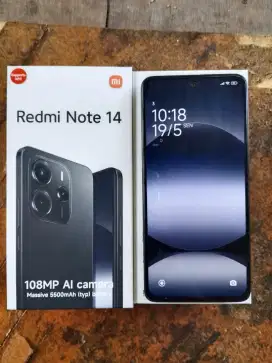 Redmi Note 14 Ram 8+8/256 Mulus Fullset bru 2 minggu