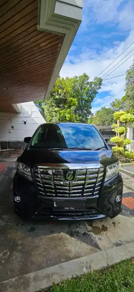 Jual cepat!! Alphard G atpm nik 2016 km 80rb record