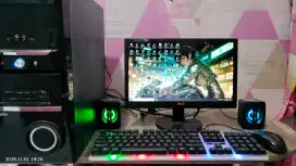 PC GAMING DESIGN + LCD 16 + RAM 8 GB + HD 500 GB + GAMES FILM APP