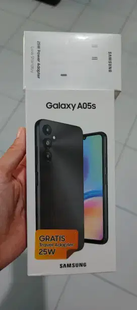 Samsung galaxy a05s ram 6/128 gb baru segel dan garansi resmi