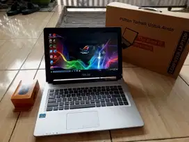 Di Jual cepat Laptop Asus slim, core i3, ram 10 GB, normal