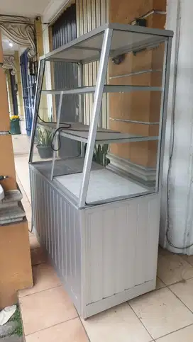 [JUAL CEPAT NEGO] Etalase Warung Usaha Rak Laci