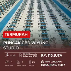 PUNCAK CBD TERMURAH ‼️ Apartemen Studio Dekat Raya Wiyung