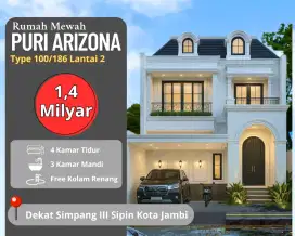 Rumah Simpang III Sipin Mewah dan Elegan Dikota Jambi