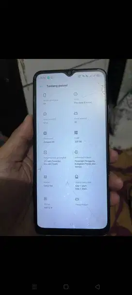 Oppo a15 ram3 second
