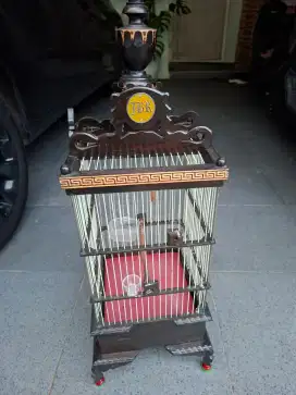 Kandang jati fiber buat burung uk kecil