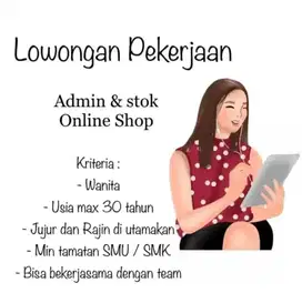 Admin Nyusun Stok
