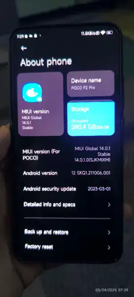 Poco F2 pro - Wifi only