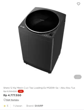 mesin cuci 12 kg topload promo bisa cicilan syarat ktp tanpa dp