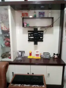 Meja Tv Kayu Standing