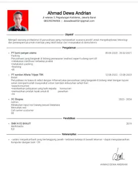 Info loker nya kakak2 ku