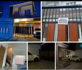 Dikontrakkan rumah 2 lantai 25juta/6bulan,akses pinggir jalan 2 mobil
