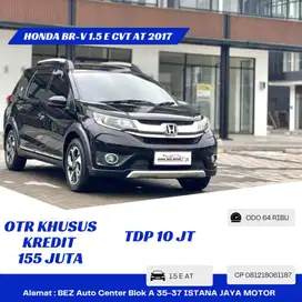 BERGARANSI Honda BR-V 1.5 E CVT AT 2017 Hitam