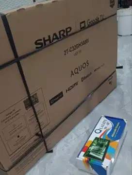 HOME THEATER SPEAKER & TV SHARP 32INCHI