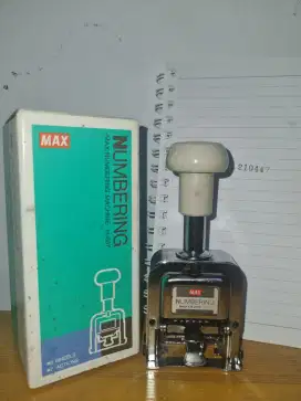 Nomorator merk Max 6 digit
